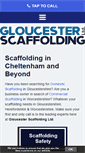 Mobile Screenshot of gloucesterscaffolding.co.uk